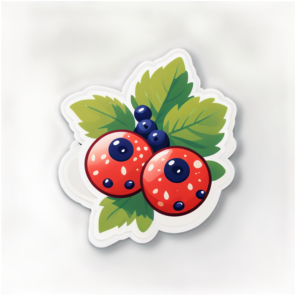 Cute Berries Sticker