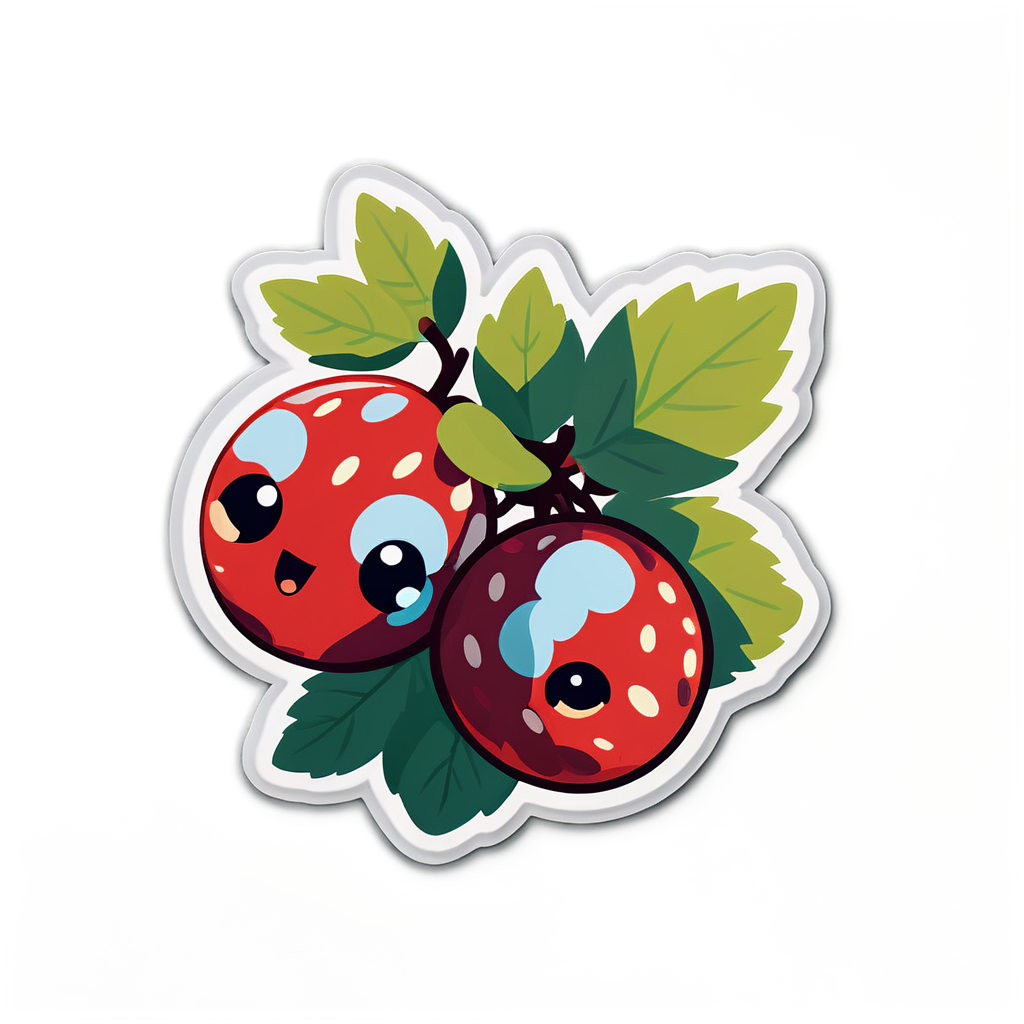 Cute Berries Sticker