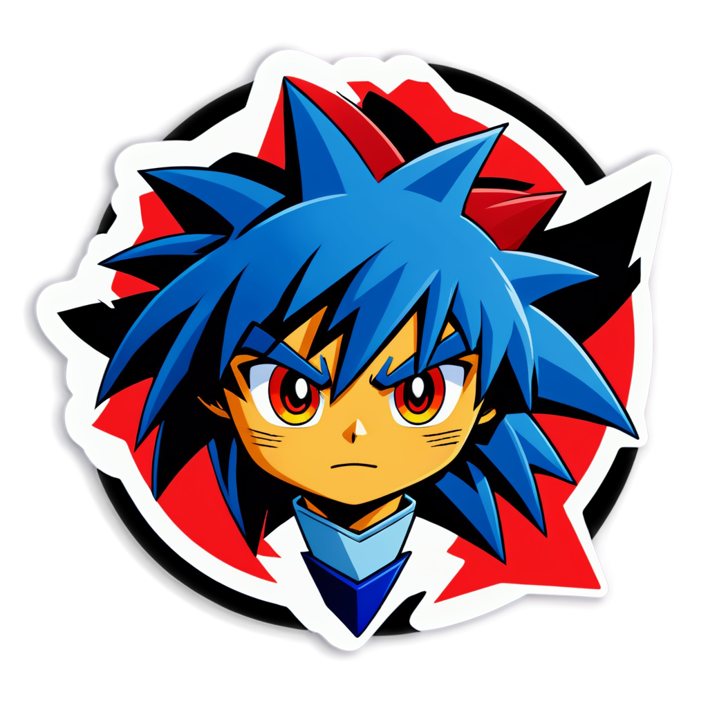 Cute Beyblade Sticker