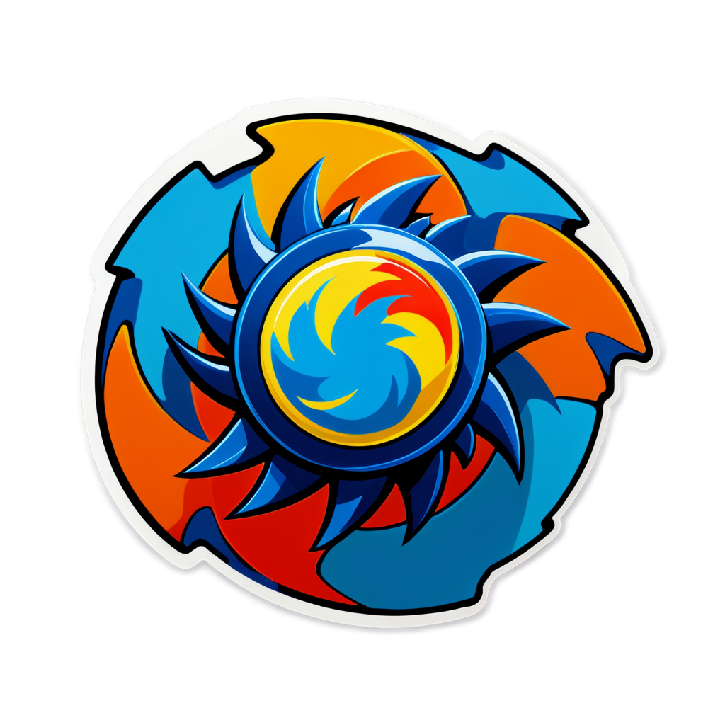 Cute Beyblade Sticker