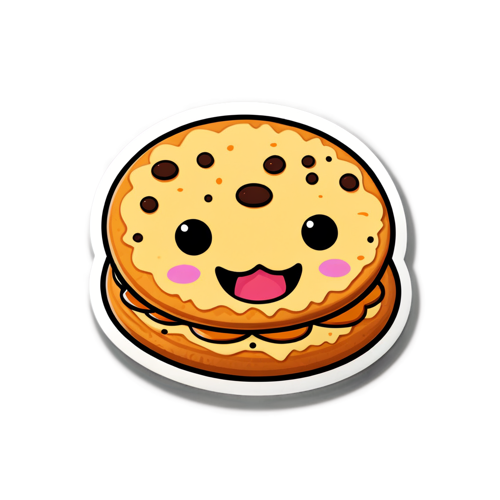 Cute Biscuit Sticker