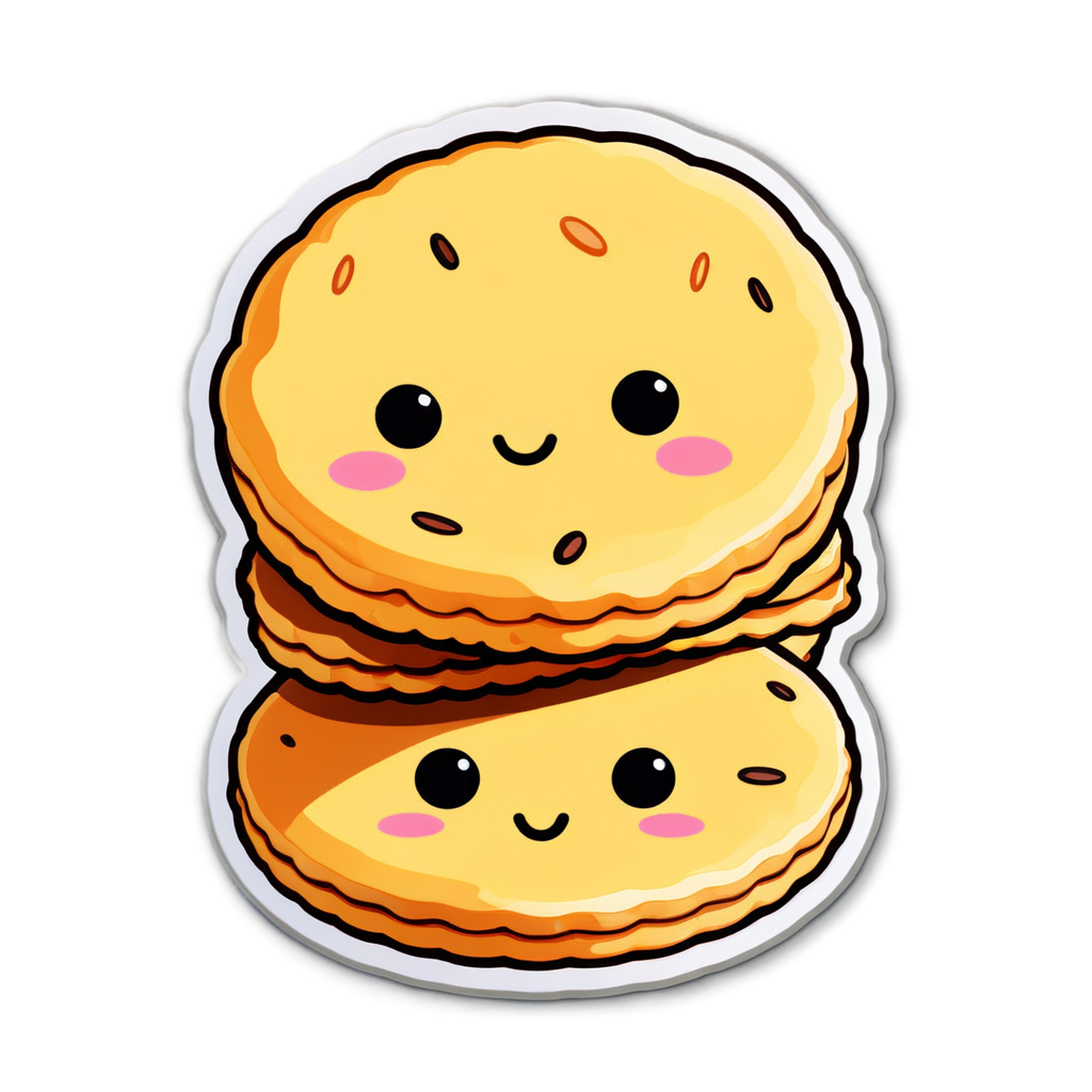 Cute Biscuit Sticker