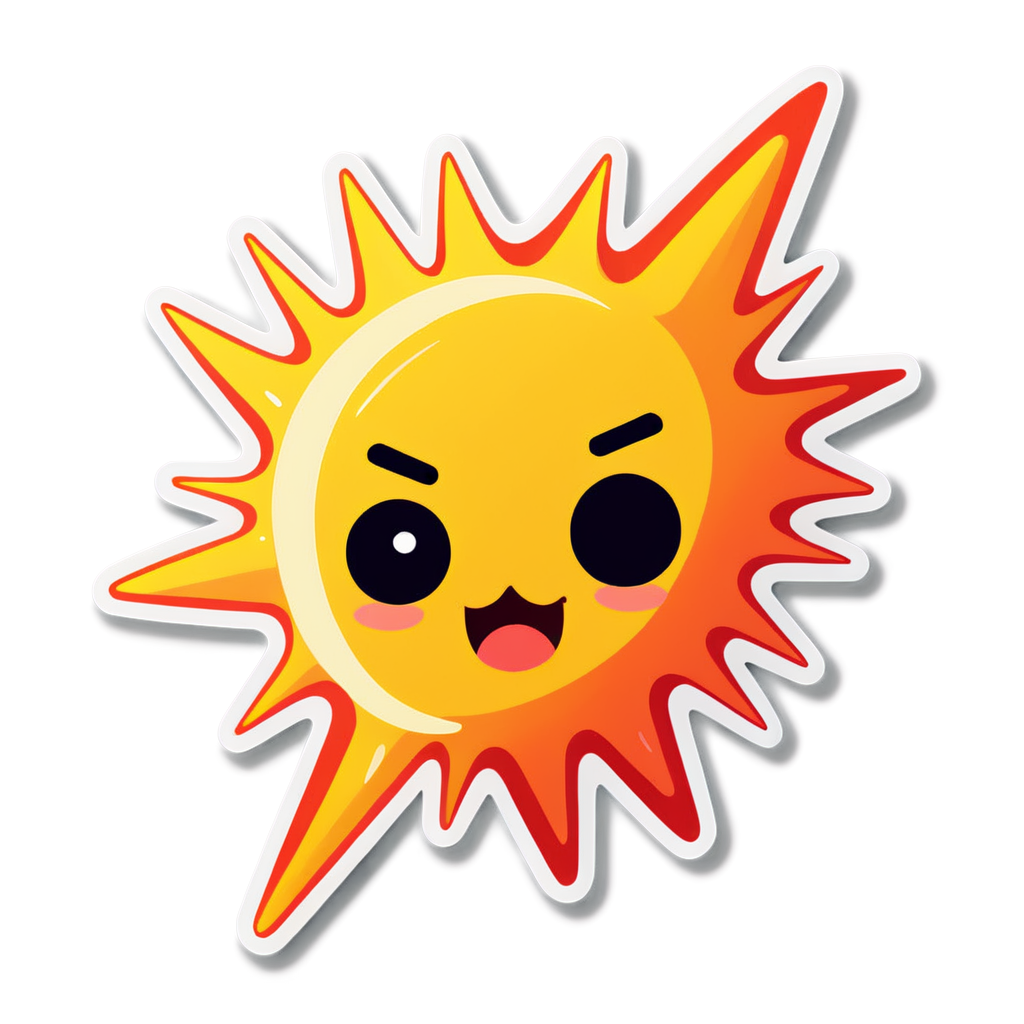 Cute Blast Sticker