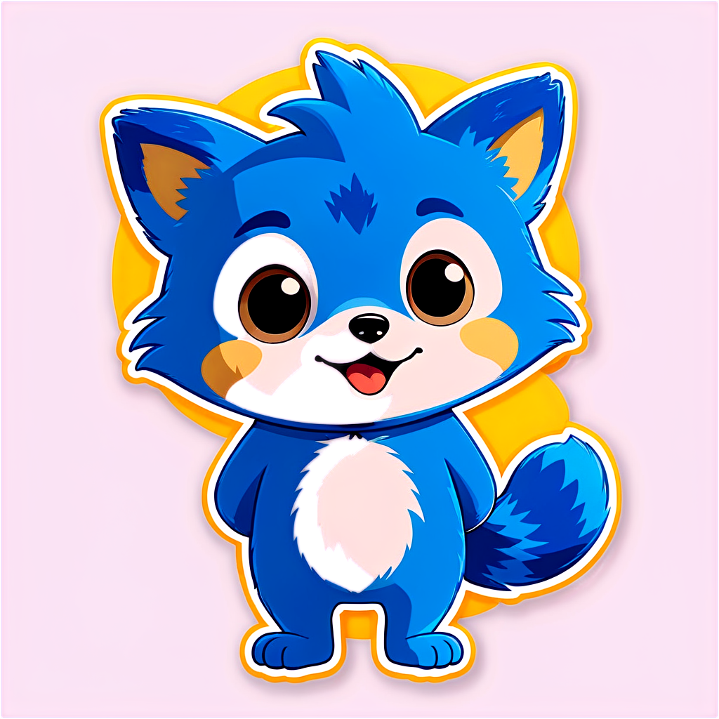 Cute Bluey Sticker