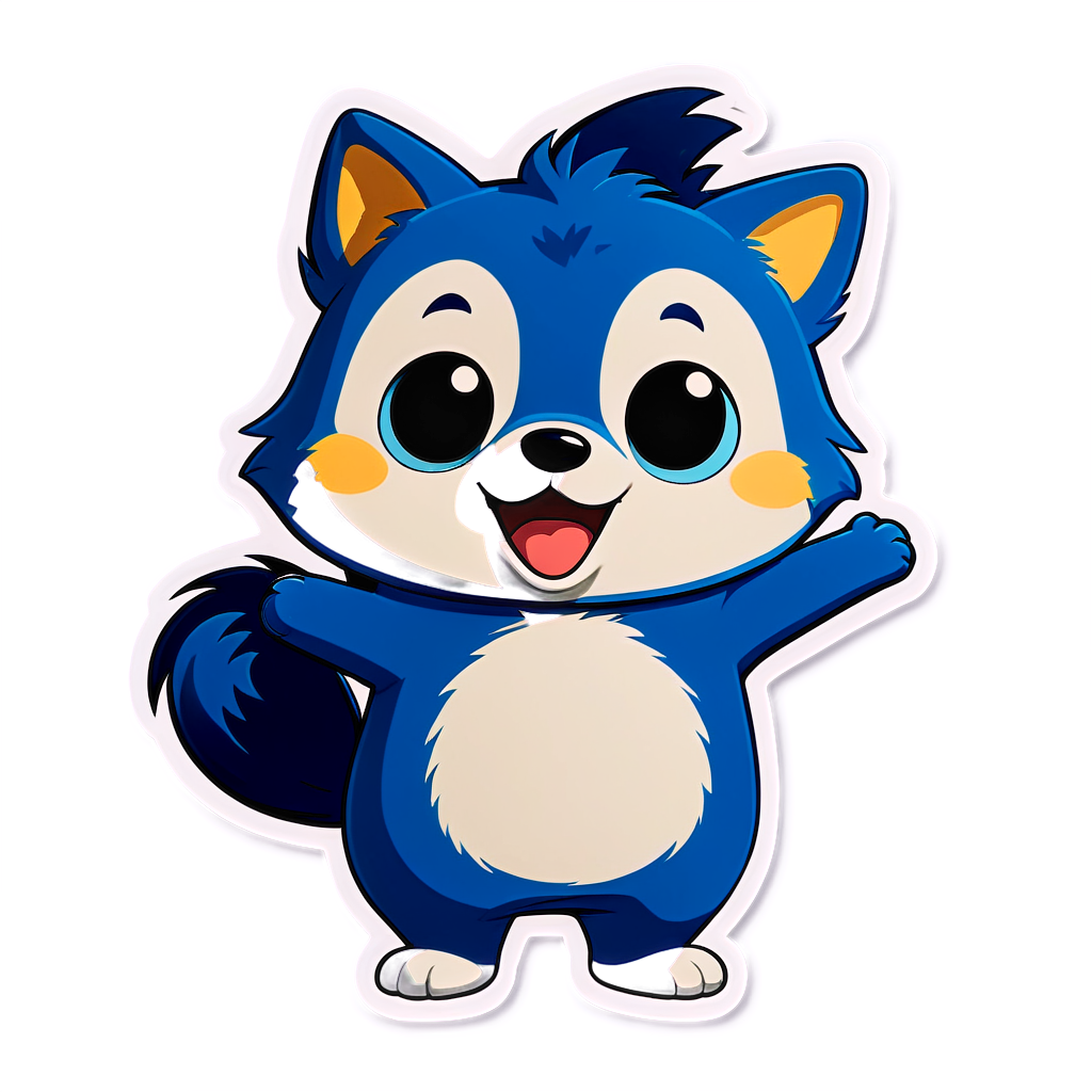 Cute Bluey Sticker