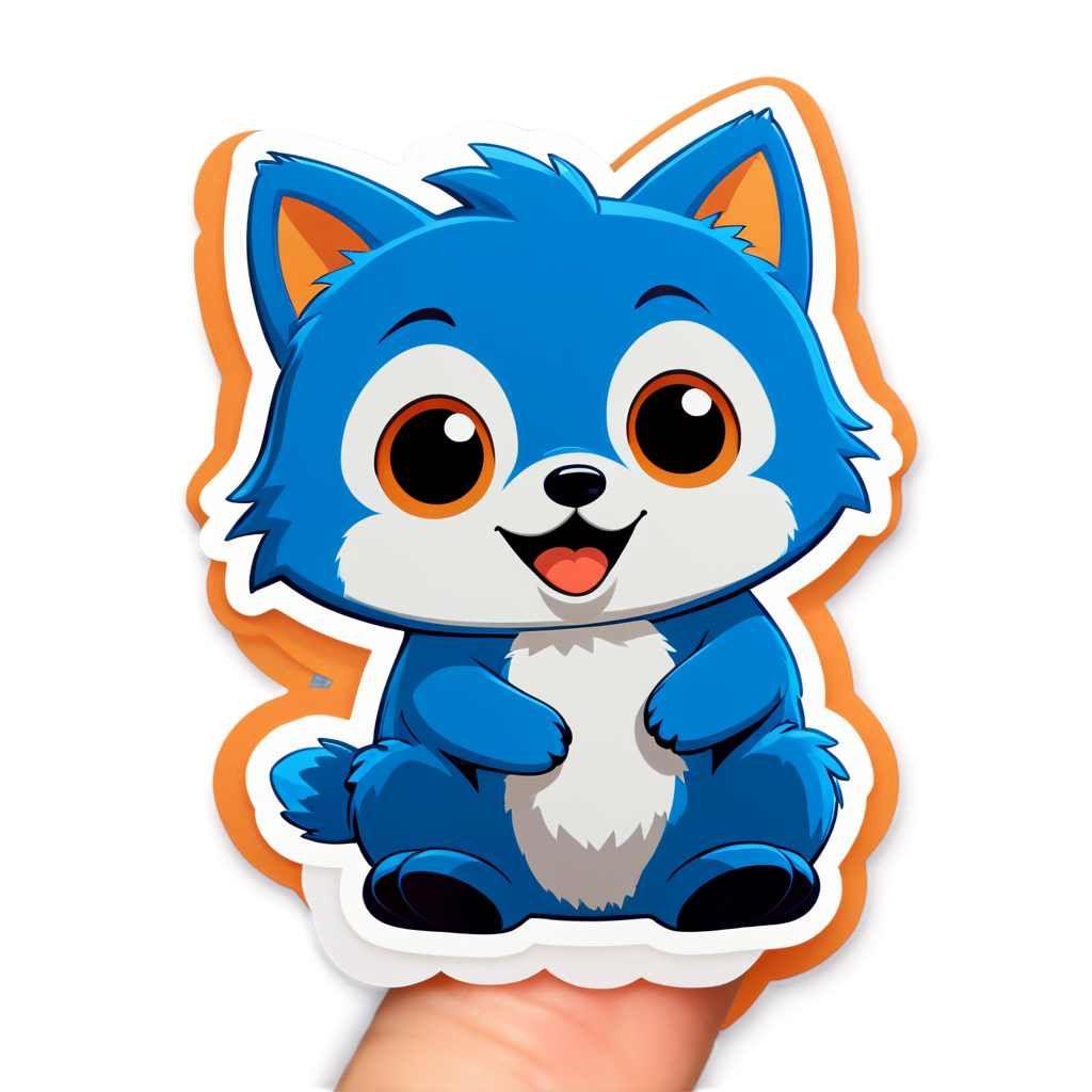 Cute Bluey Sticker