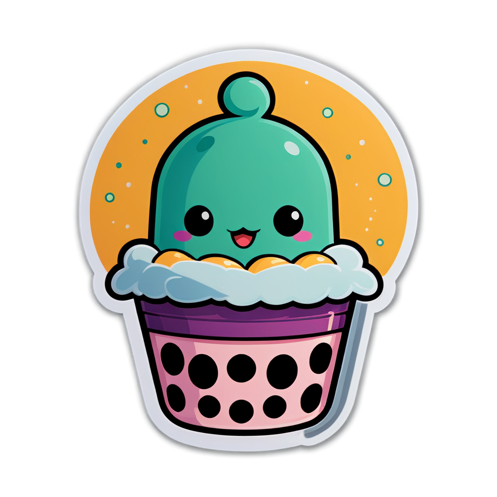 Cute Boba Sticker