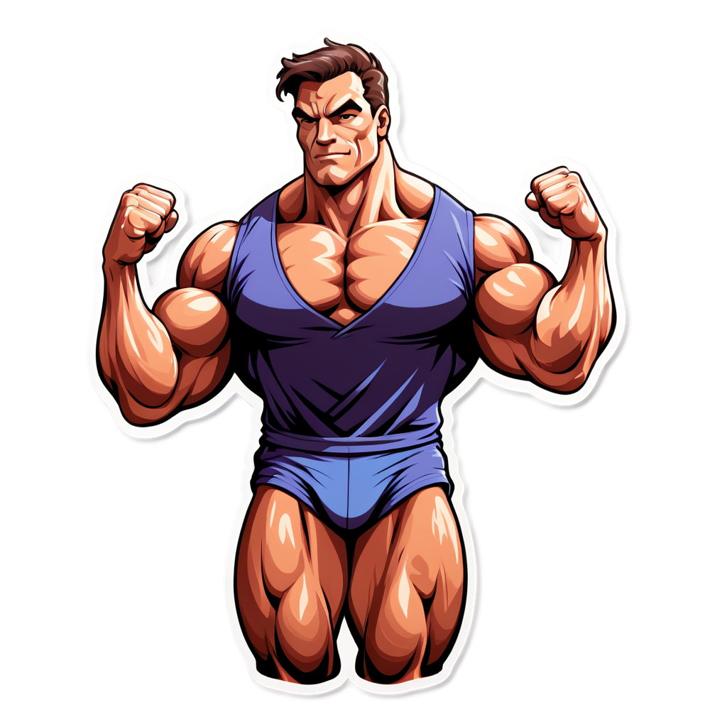 Bodybuilder Sticker Collection