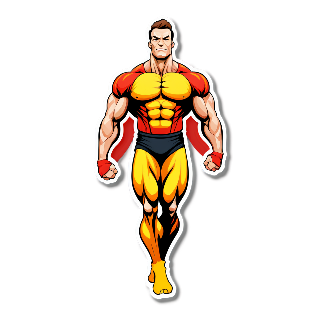 Bodybuilder Sticker Kit