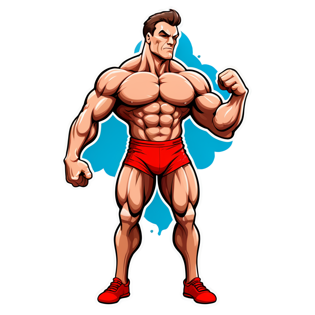 Bodybuilder Sticker Kit