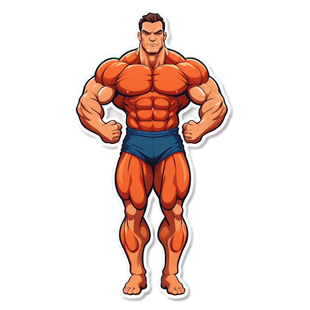 Bodybuilder Sticker Kit