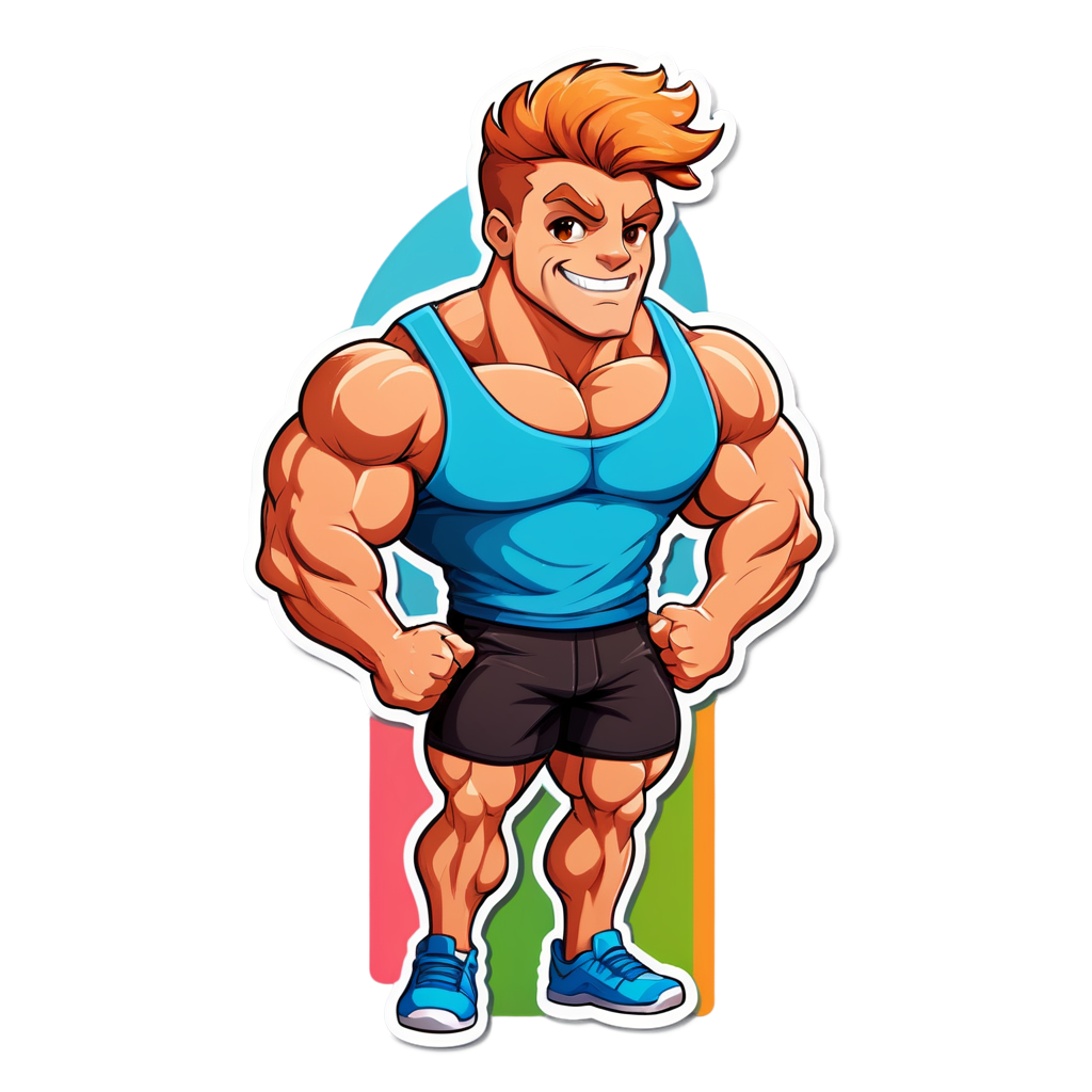 Bodybuilder Sticker Ideas