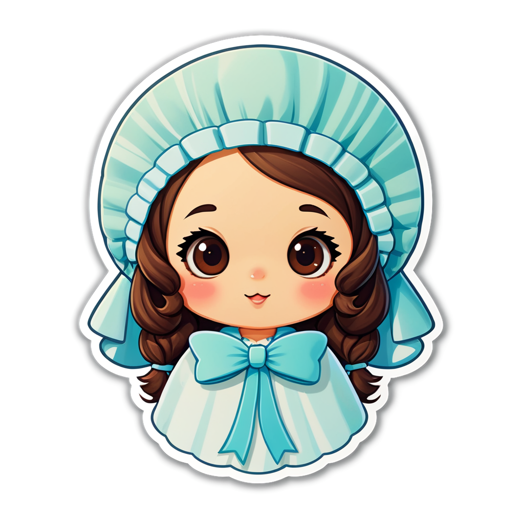 Cute Bonnet Sticker