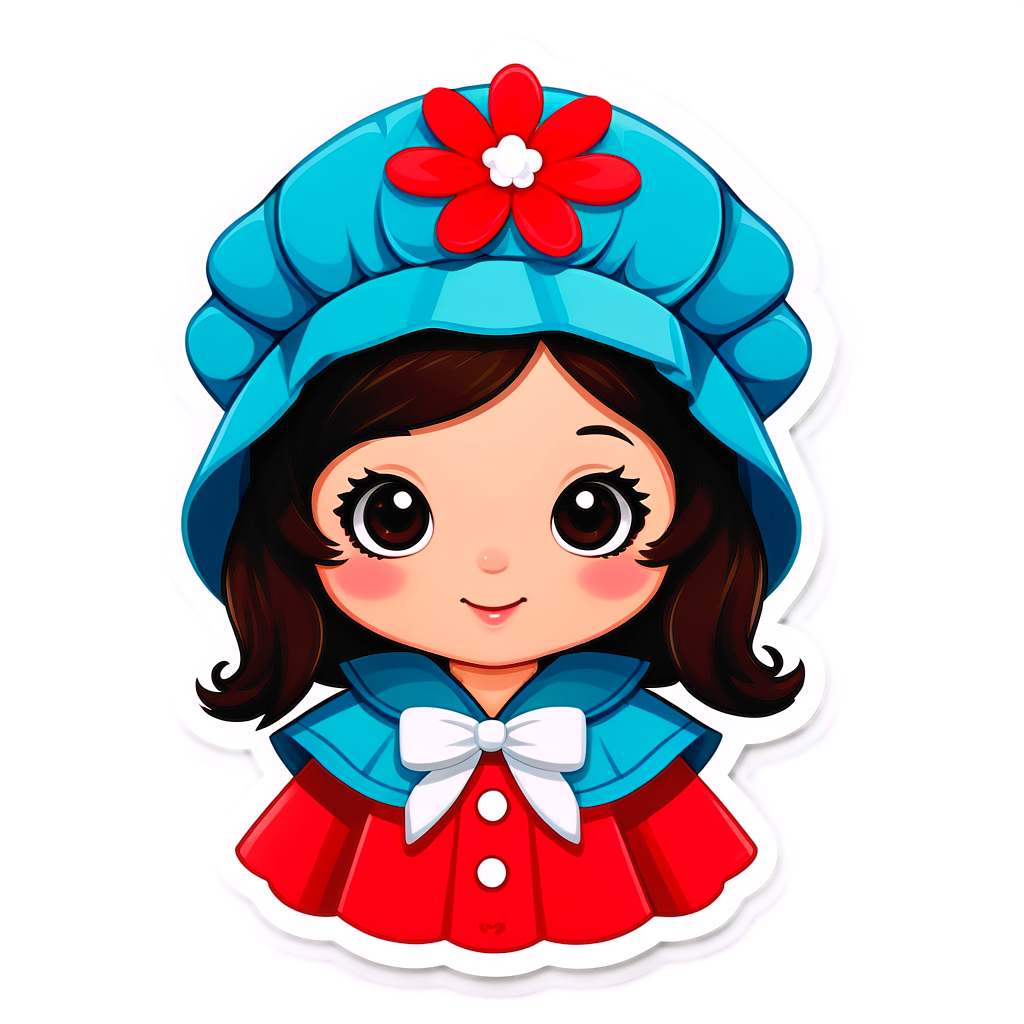 Cute Bonnet Sticker