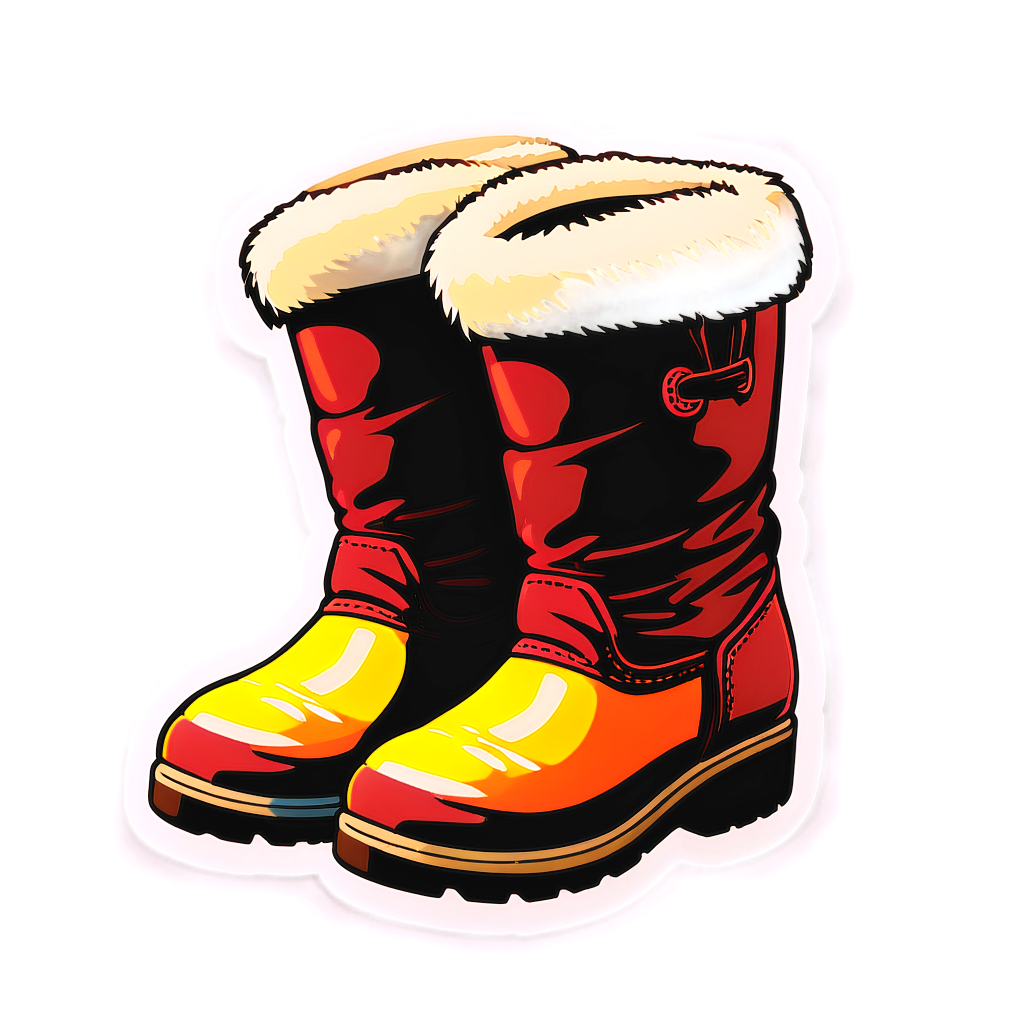 Cute Boots Sticker