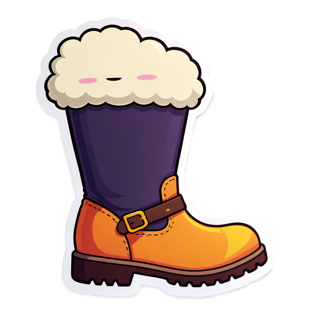 Cute Boots Sticker