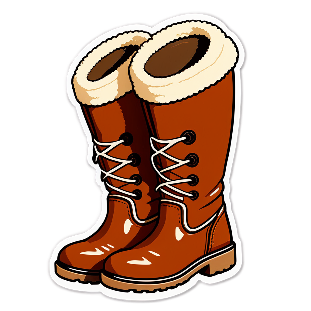 Cute Boots Sticker