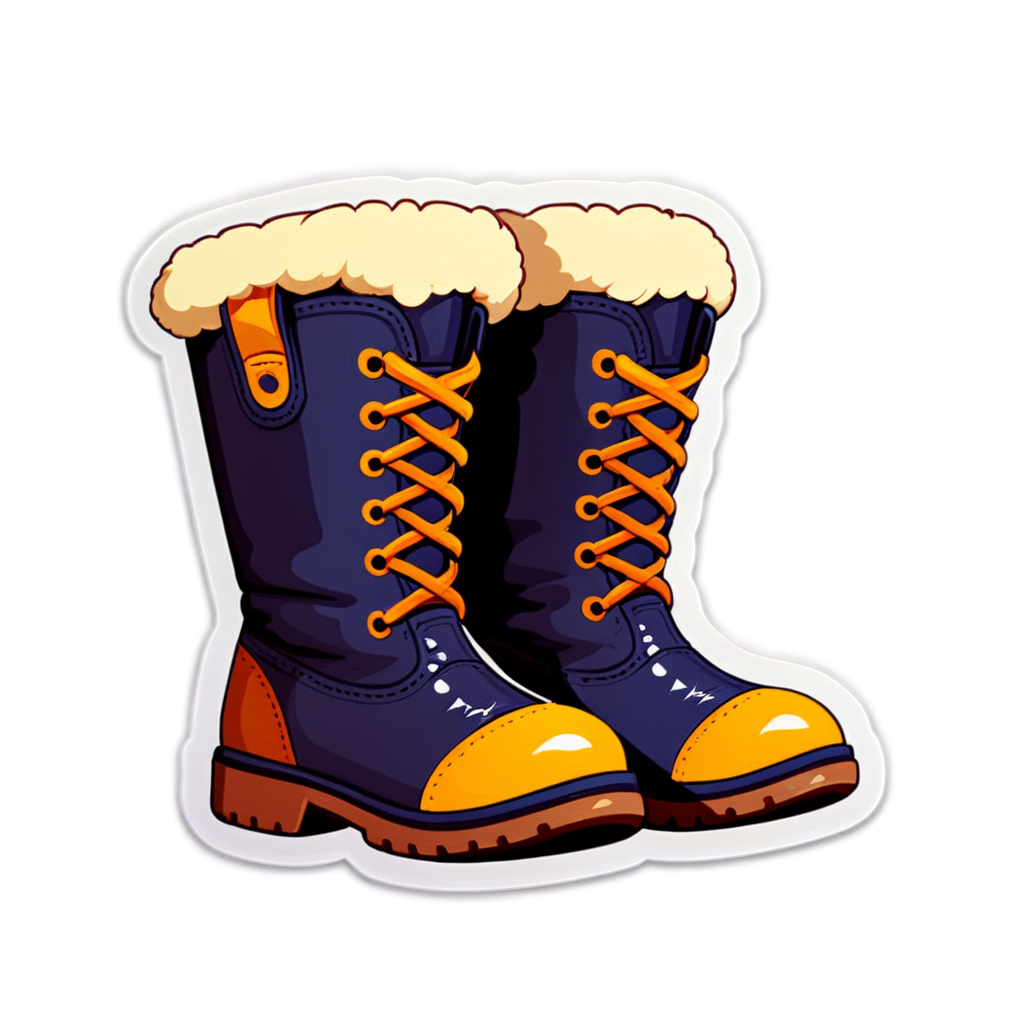 Cute Boots Sticker