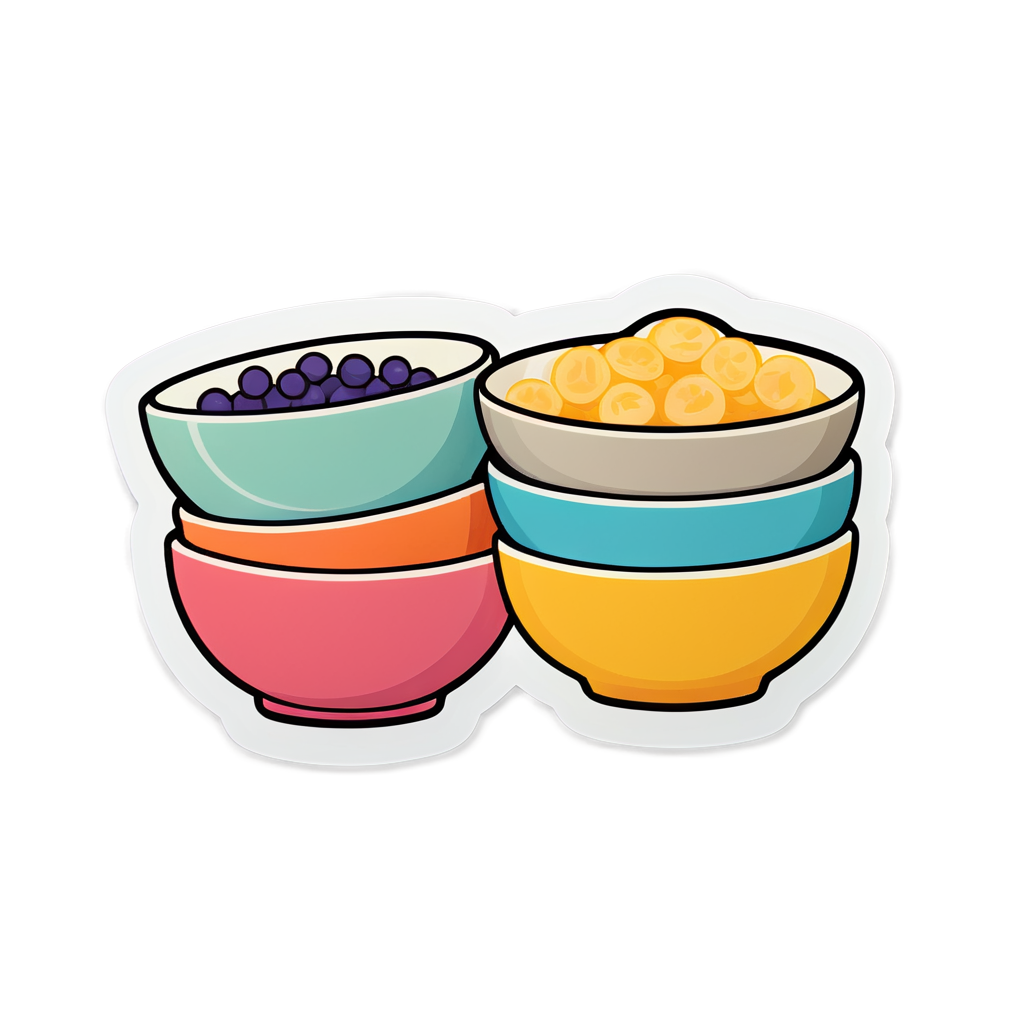 Bowls Sticker Ideas