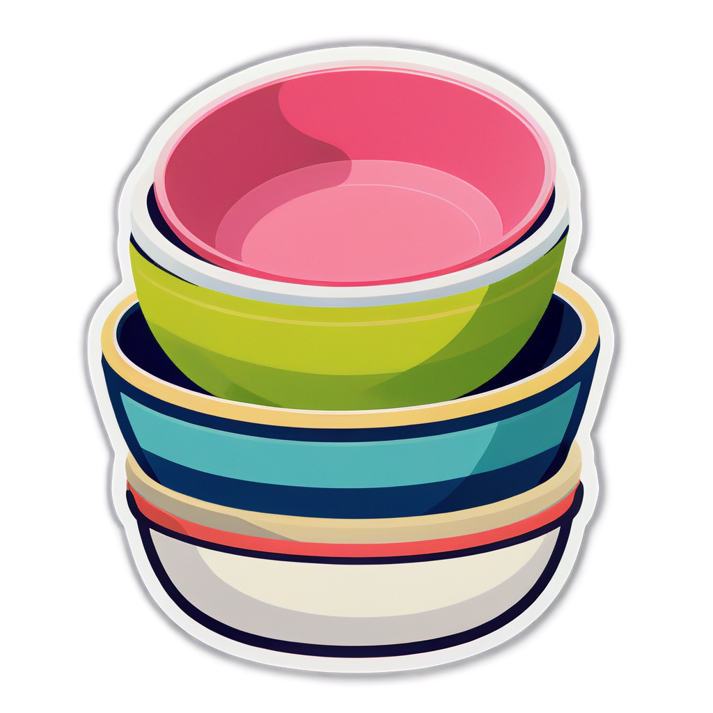 Cute Bowls Sticker