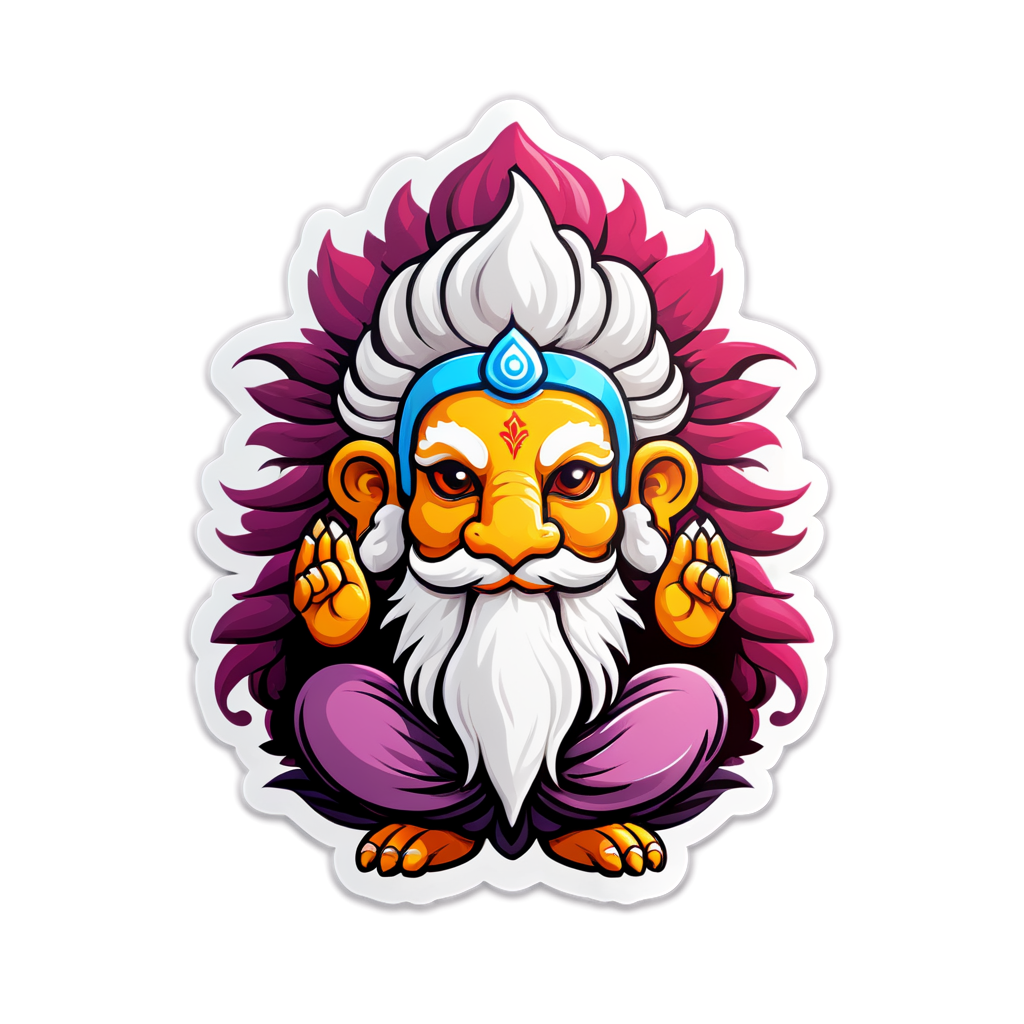 Cute Brahma Sticker