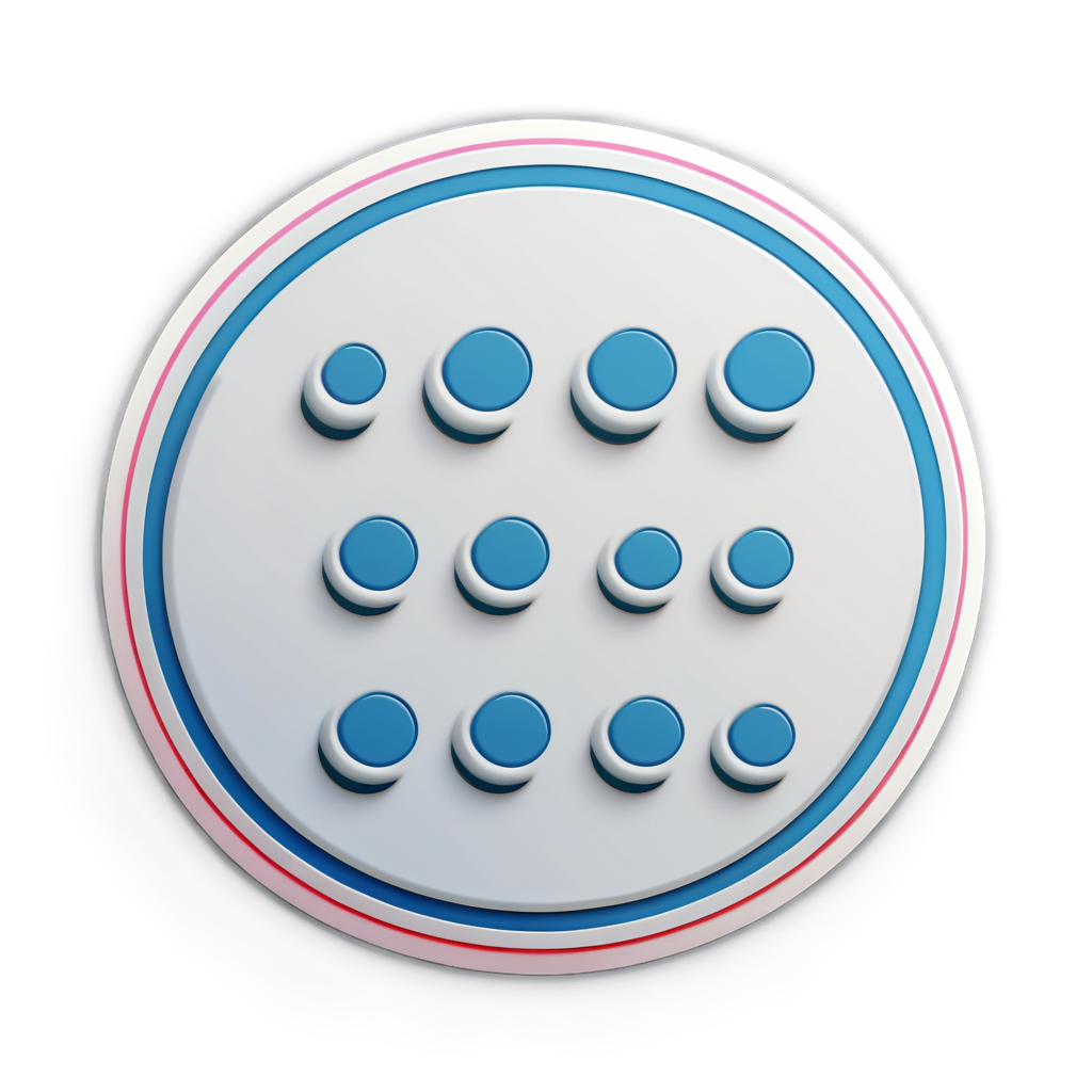 Cute Braille Sticker