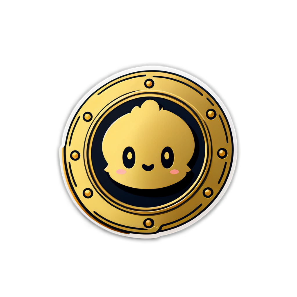 Cute Brass Sticker