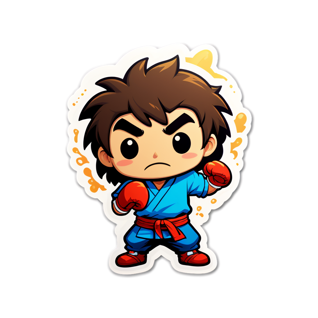 Cute Brawl Sticker