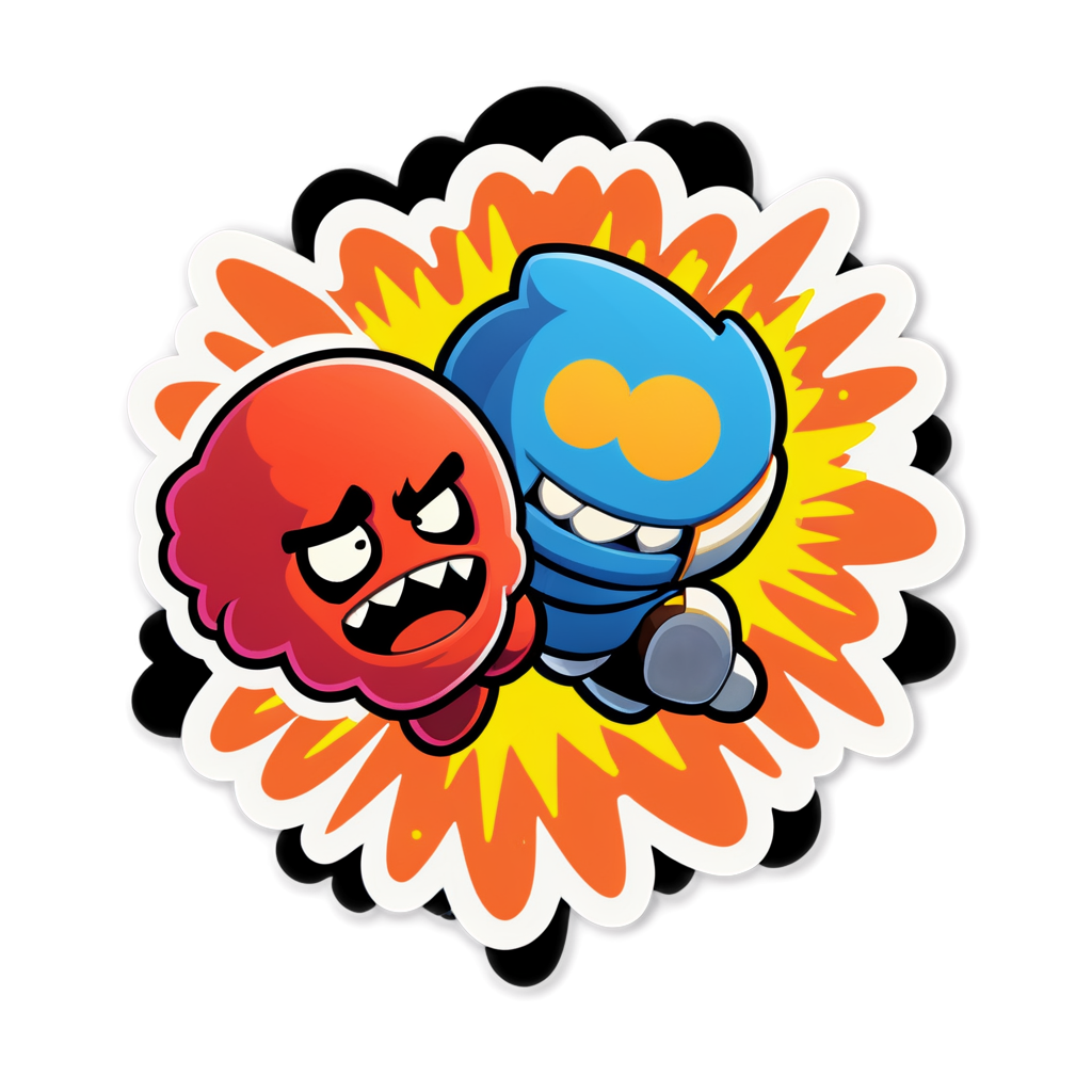 Cute Brawl Sticker