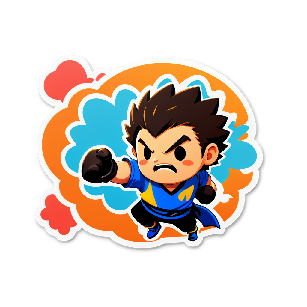 Cute Brawl Sticker