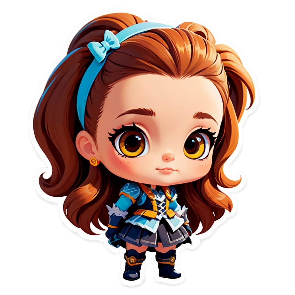 Cute Brigitte Sticker