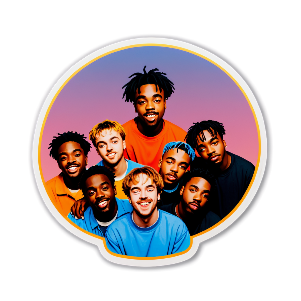 Brockhampton Sticker Collection