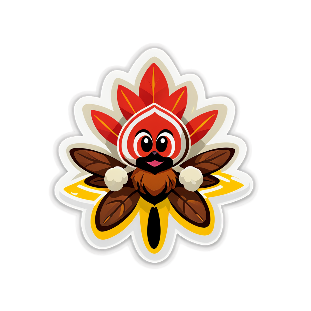 Cute Buckeye Sticker