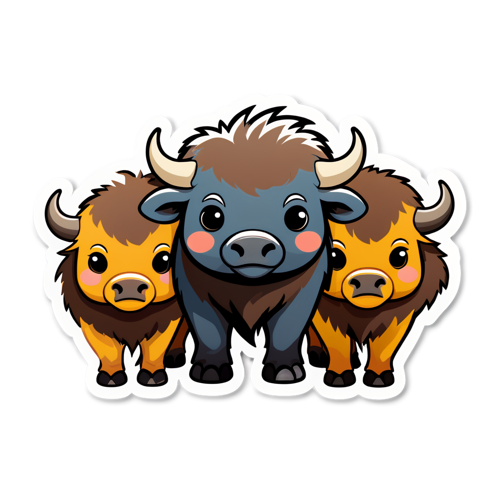 Buffaloes Sticker Ideas