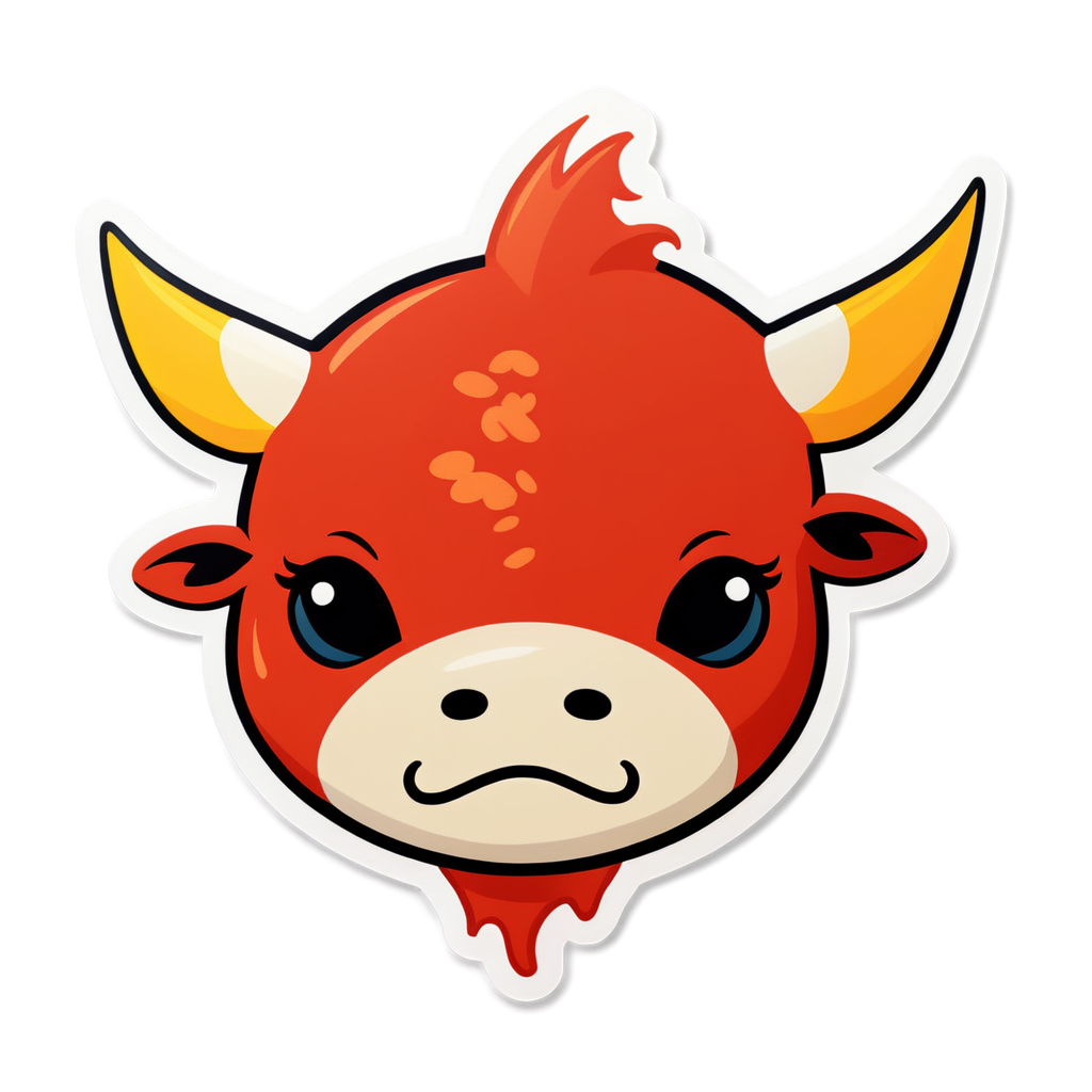 Cute Bullhead Sticker