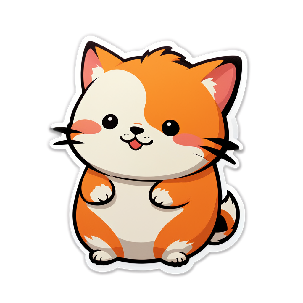 Cute Buri Sticker