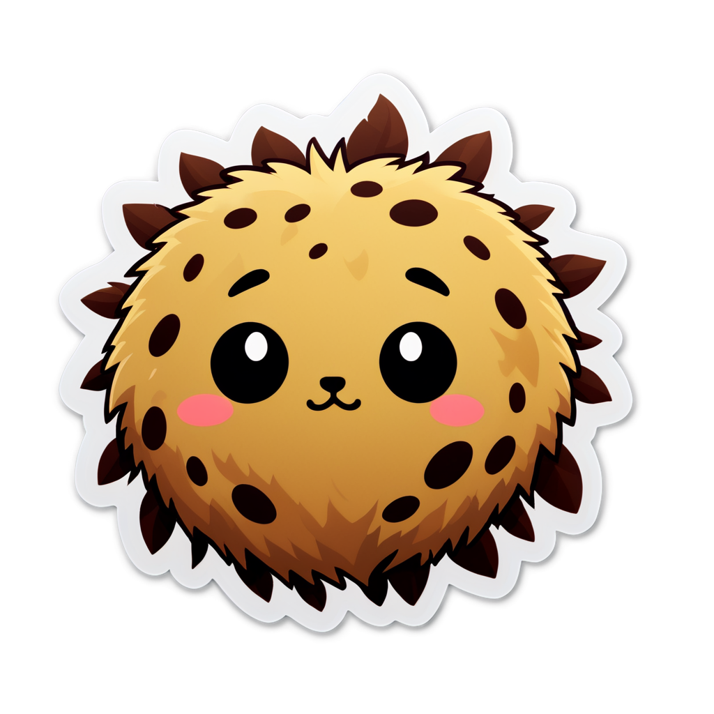 Cute Burr Sticker