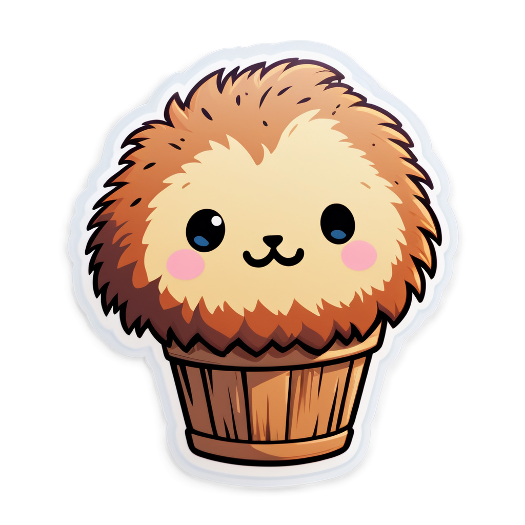 Cute Burr Sticker