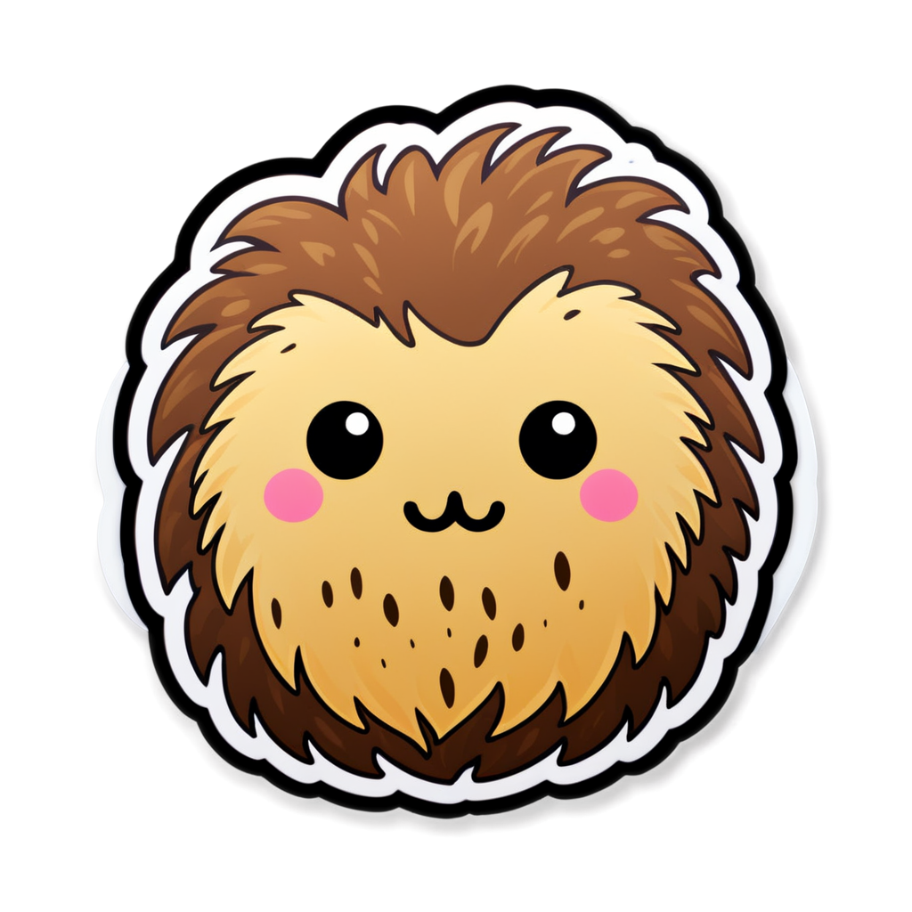 Cute Burr Sticker