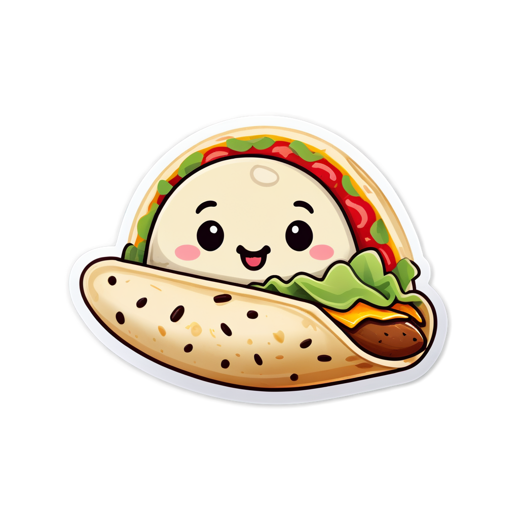 Burrito Sticker Ideas