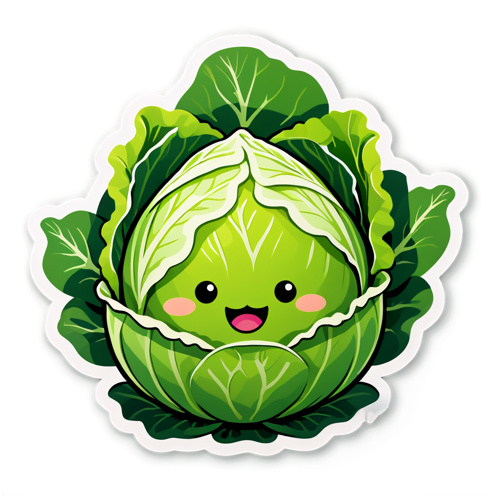 Cabbage Sticker Ideas