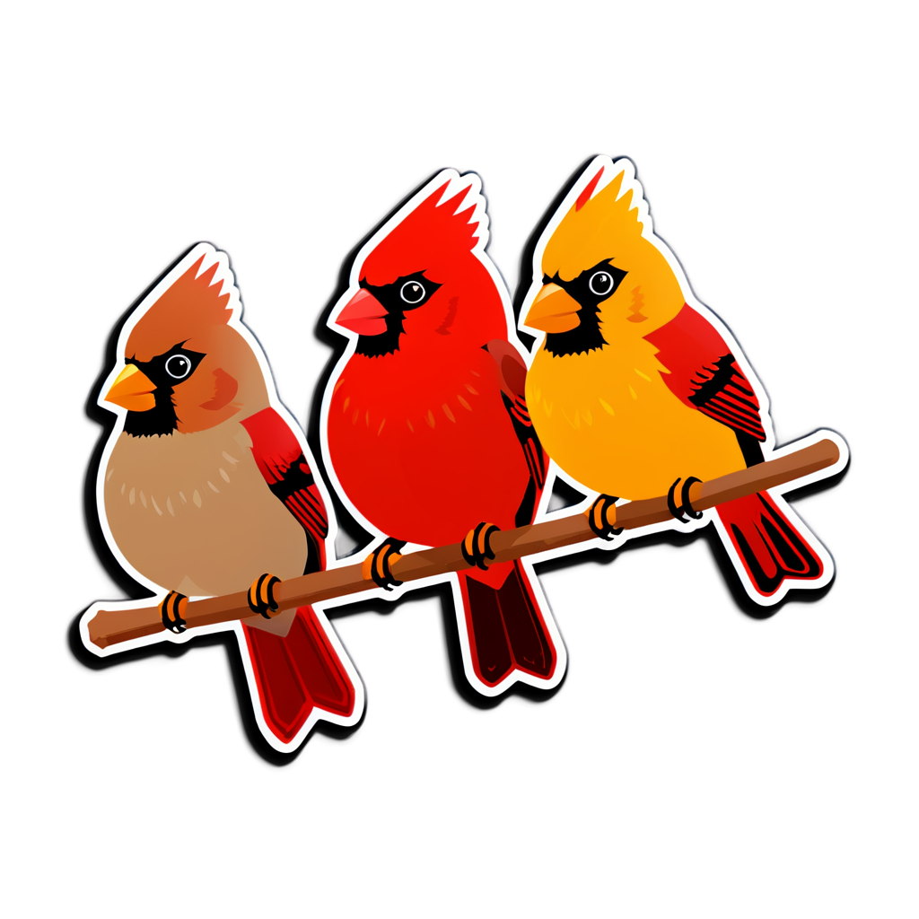 Cardinals Sticker Ideas