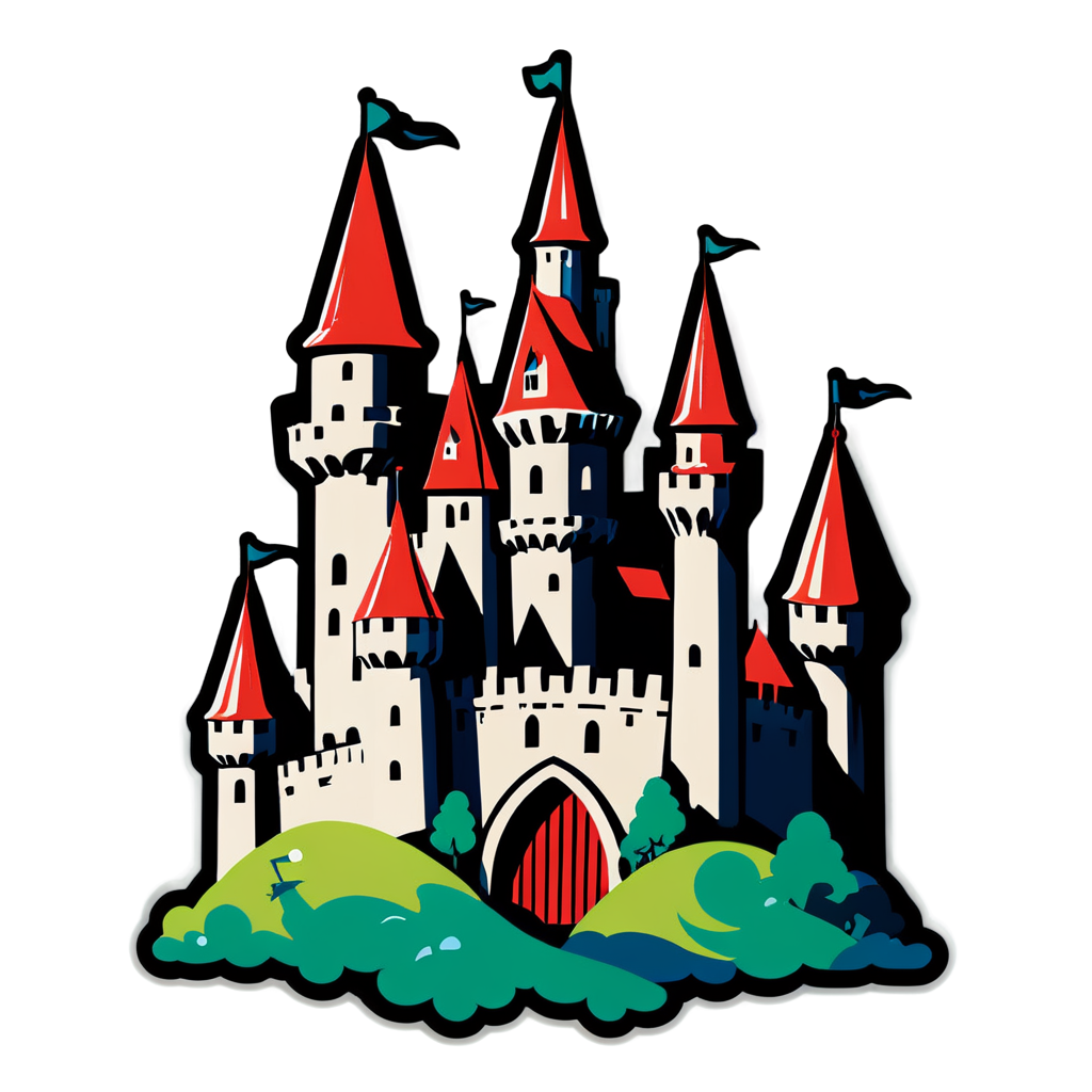 Castles Sticker Collection
