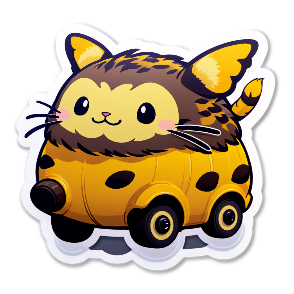 Cute Catbus Sticker