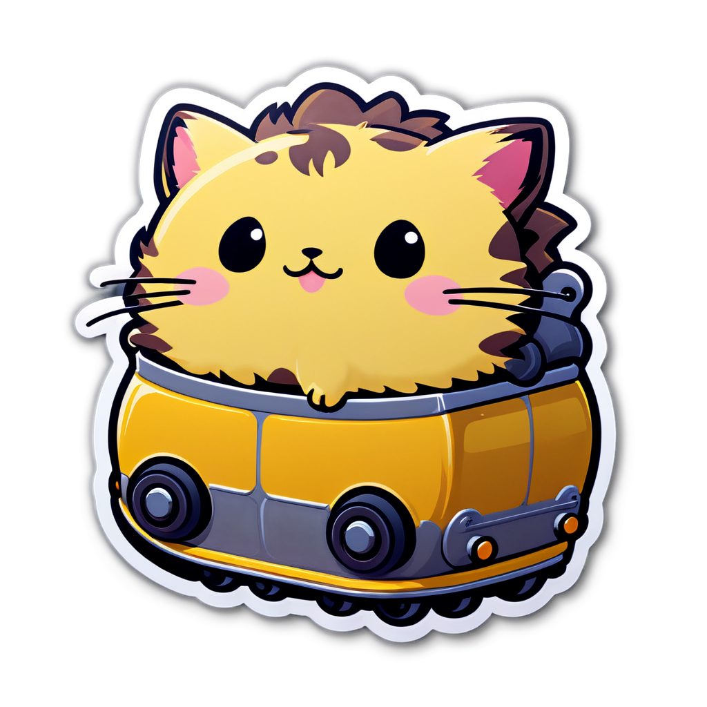 Cute Catbus Sticker