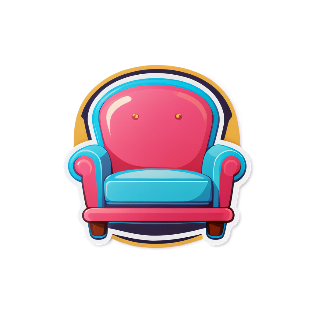 Cute Chair Sticker