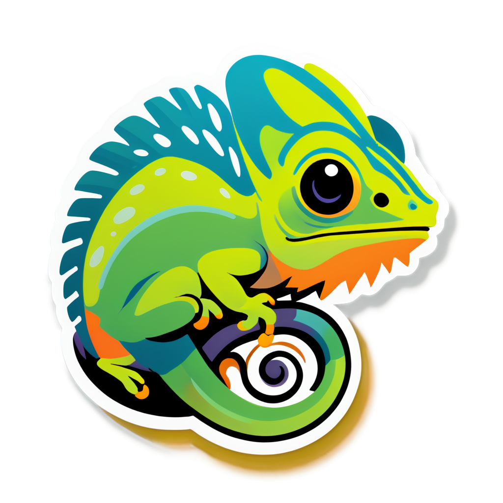 Chameleon Sticker Collection