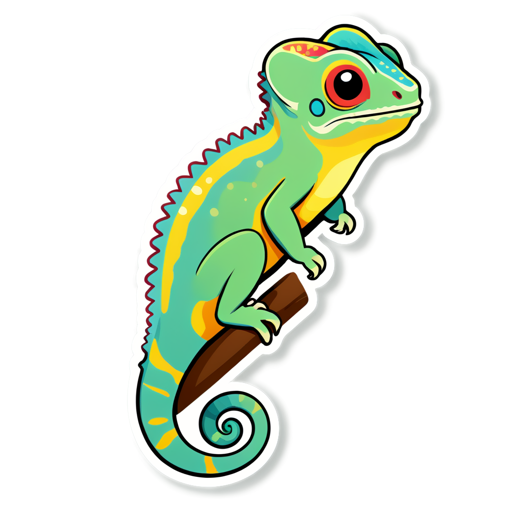 Chameleon Sticker Ideas
