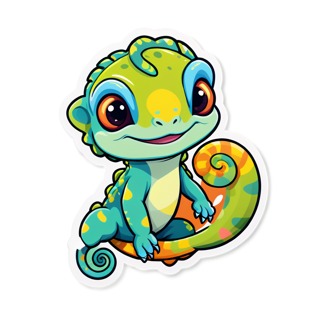 Chameleon Sticker Ideas