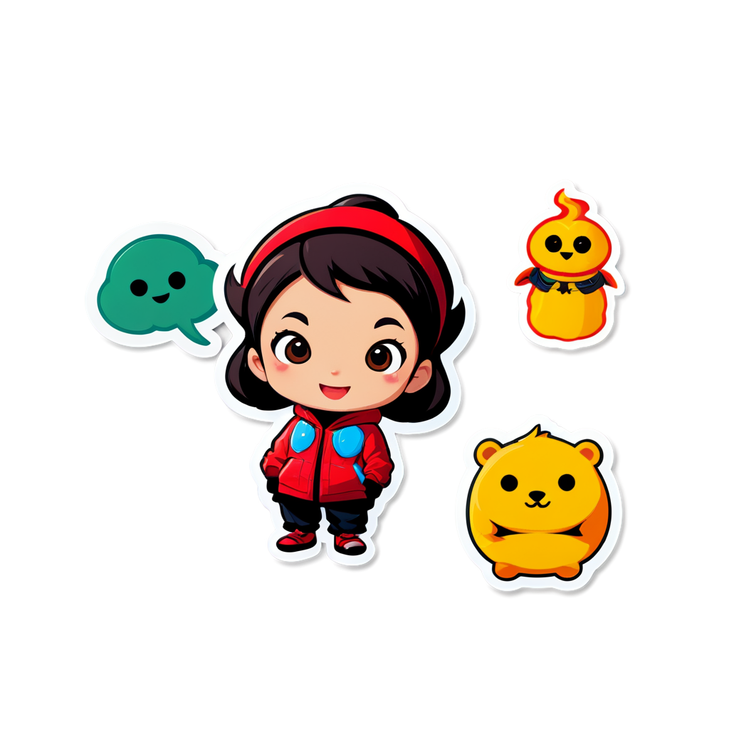Characters Sticker Collection